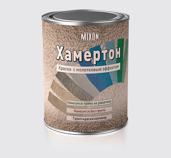 Фарба емаль алкідна молоткова CИНЯ 0,75кг М205 "Mixon Chemichal LLP" ВБ, шт.