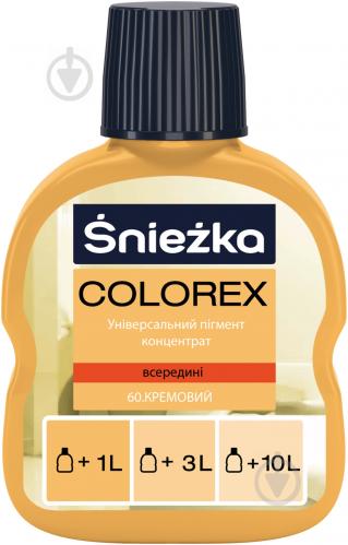 1309 Барвник №60 КРЕМОВИЙ 100мл Colorex АТ "ФФіЛ "Sniezka"" PL, шт.