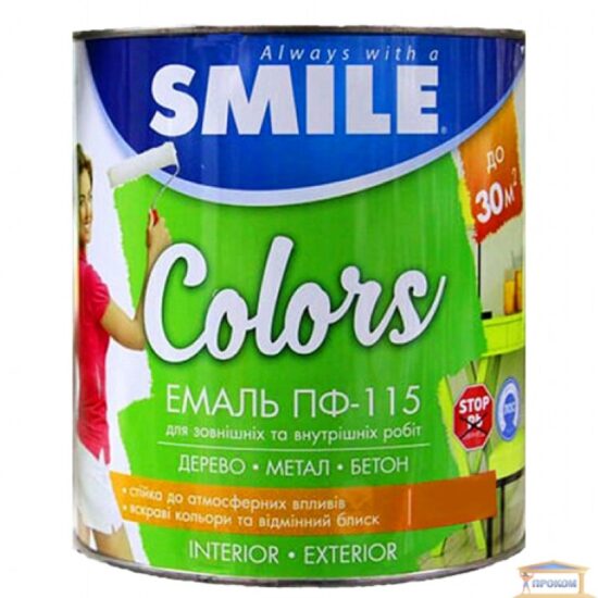 288 Фарба емаль алкідна ПФ-115 САЛАТОВА 2,8 кг "Smile" Україна, шт.