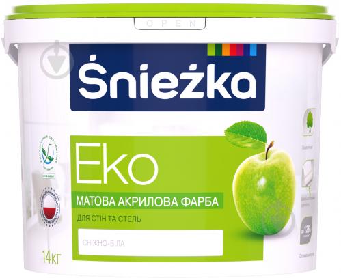 Фарба водоемульсійна інтер'єрна акрилова ECO 14кг АТ "ФФіЛ "Sniezka"" PL, шт.