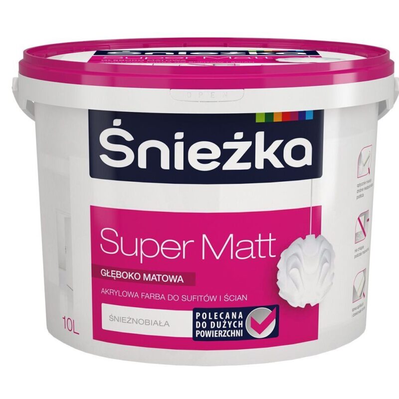 Фарба водоемульсійна інтер'єрна акрилова SUPER MATT 7,0кг АТ "ФФіЛ "Sniezka"" PL, шт.