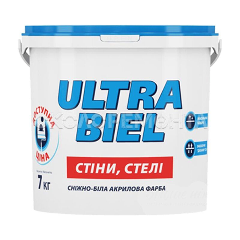 Фарба водоемульсійна інтер'єрна акрилова WHITE EFFEKT 7,0кг АТ "ФФіЛ "Sniezka"" PL, шт.