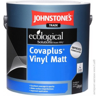 973 Фарба водоемульсійна інтер'єрна Covaplus Vinyl Matt Emulsion 5л Johnstone's Trade ВБ/UK, шт.