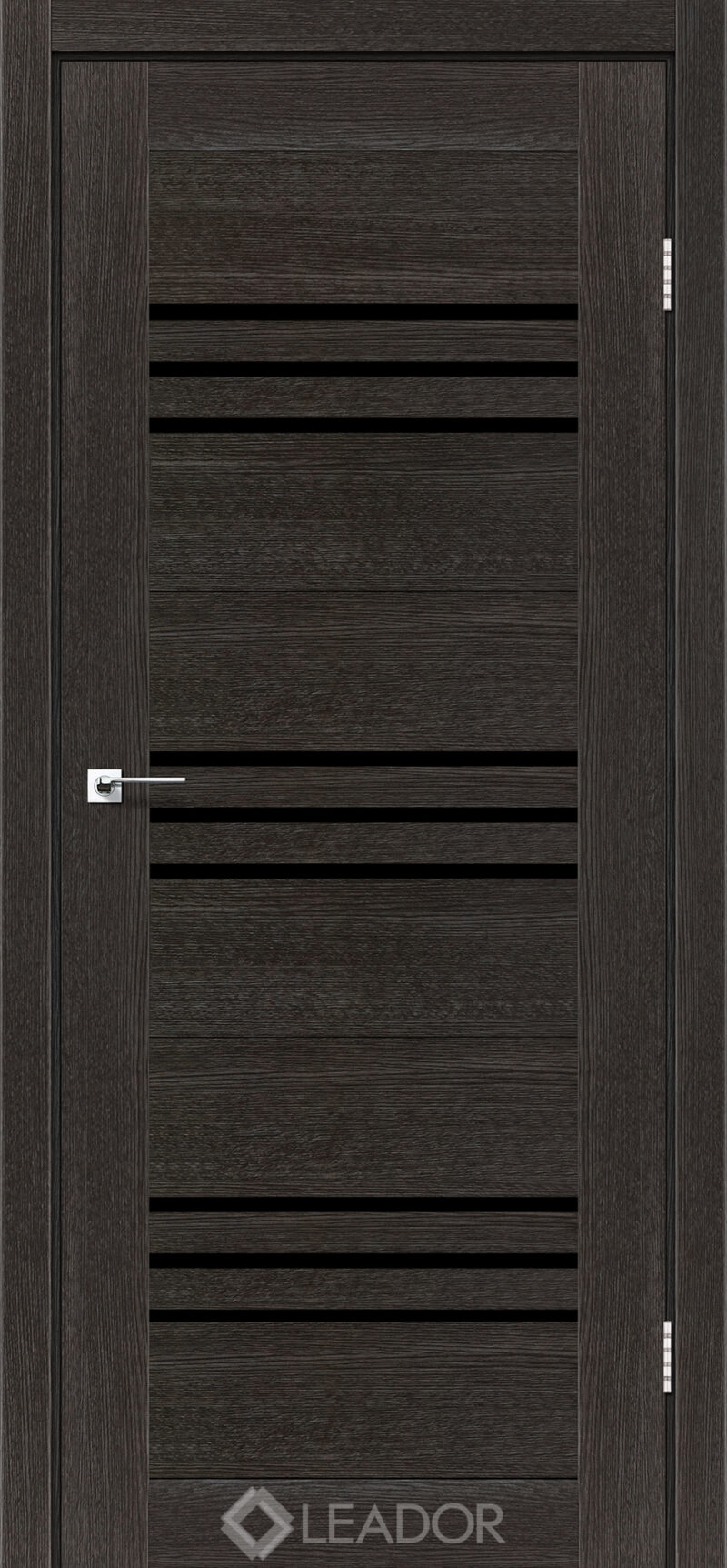 SOVANA_OAK SAXONY_BLK Двері міжкімнатні Leador SOVANA