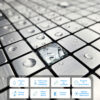 08938eff1d-4_resize_1200x1200 Самоклеюча алюмінієва плитка 300х300х3мм Срібна мозаїка зі стразами SW-00001824 (D)