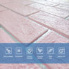 2aaba49cf8-4_resize_1200x1200 Панель стінова 700х700х5мм Рожева цегла зі сріблом SW-00001501