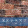 b3bbbb18d8-5_resize_1200x1200 Самоклеюча 3D панель під коричневу катеринославську цеглу 3080x700x3мм SW-00001768