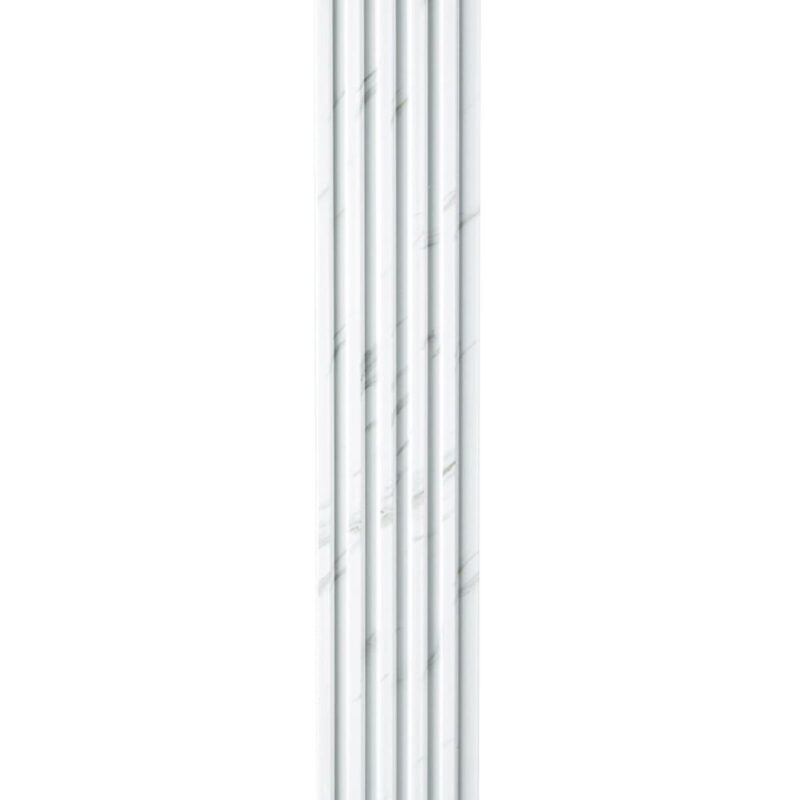 Рейка декоративна PS 2900х120х12мм Білий мармур SW-00002134