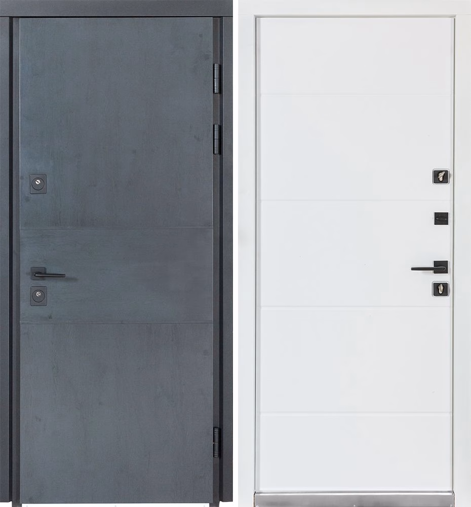 vkhidni-metalevi-dveri-bulat-termo-house-model-703-191-vulychnoho-typu-kolir-temnyi-antratsyt-bilyi-atlasnyi Булат Термо Хаус, модель 703/191. Колір: темний антрацит/білий атласний