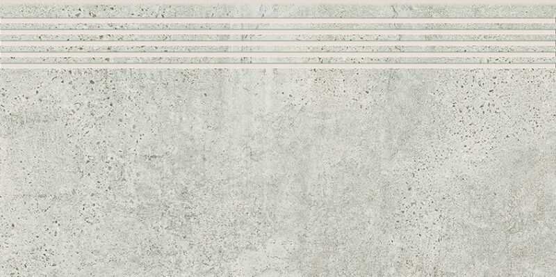 Сходинка пряма Newstone Light Grey Steptread 298×598 Opoczno
