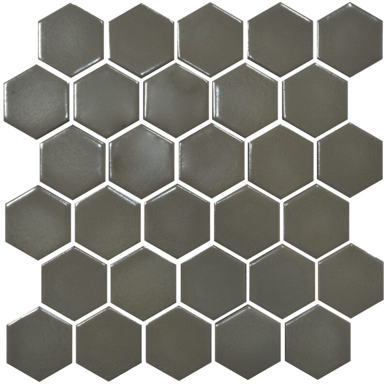 048c4-h-6020-dark-grey Мозаїка HEXAGON H 6020 Dark Grey 295х295х9 Кераміка Лео УКРАЇНА