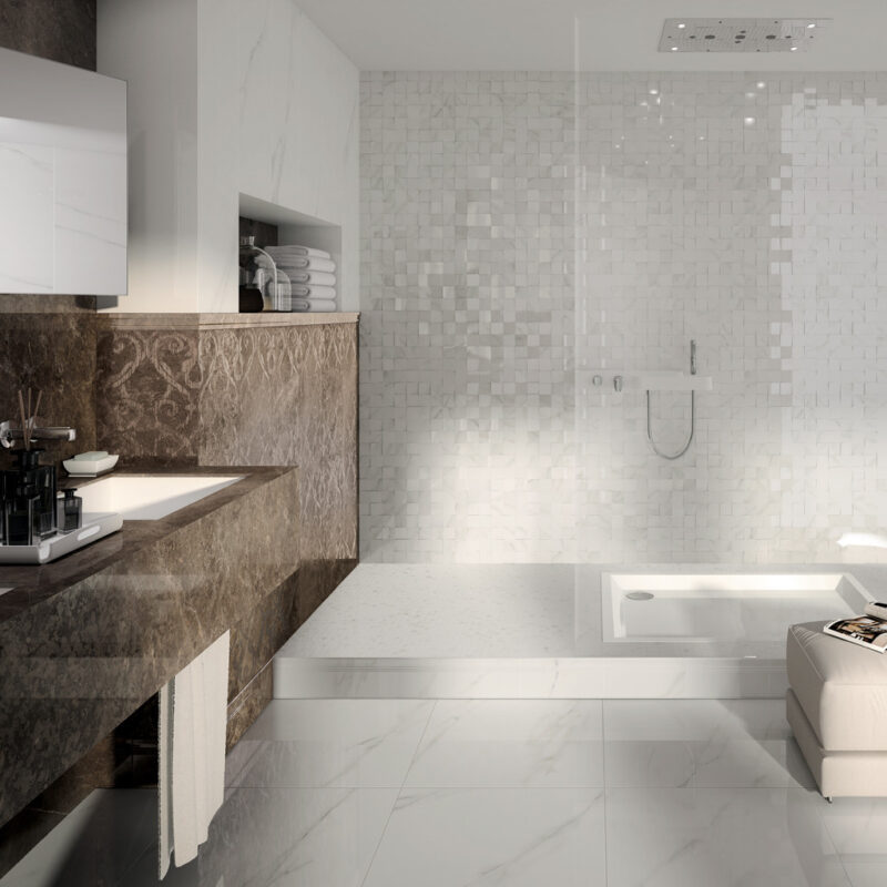 06a4e-bianco-statuario-jw-01v Плитка керамогранітна Jewels JW 01 LUC SQ 1200х2780x6 Mirage