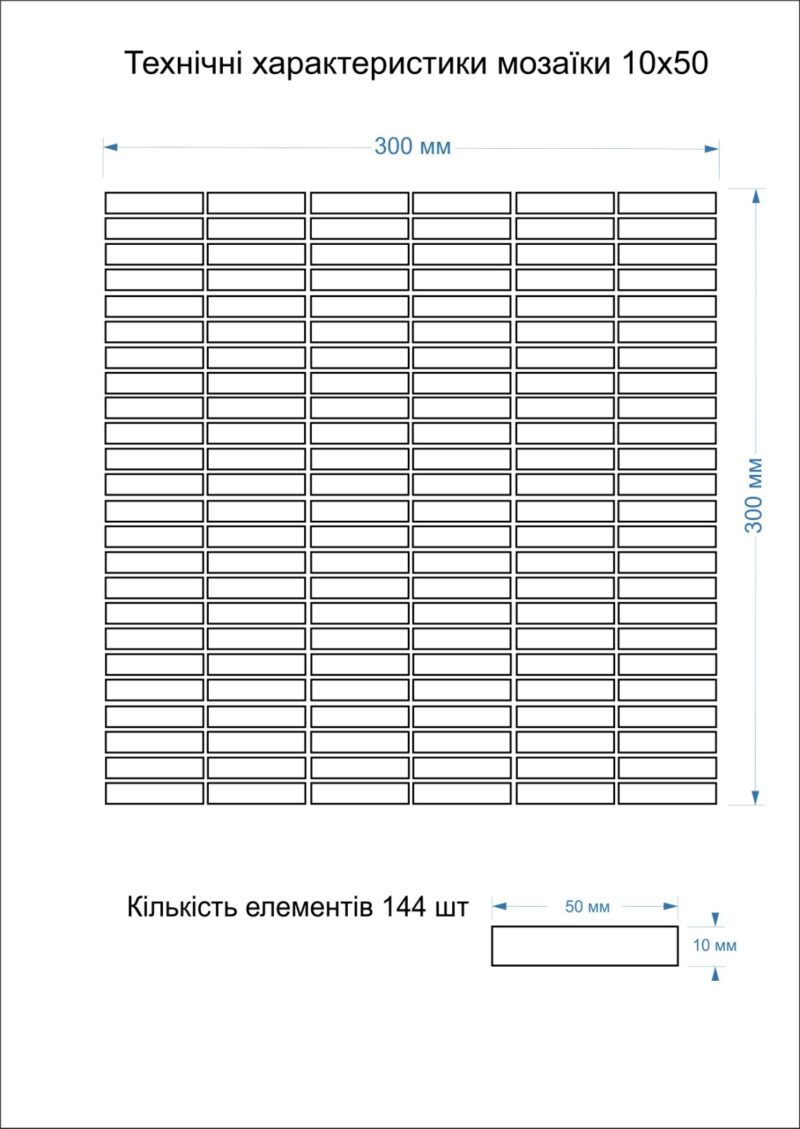 0e7d0-10-50 Мозаїка MI7 10500512C Ambra 300x300x10 Котто Кераміка
