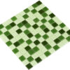 Мозаїка GM 4029 C3 green d/green m/green w  300 х 300 х 4   ( 25 х 25 ) Кераміка Лео , Україна