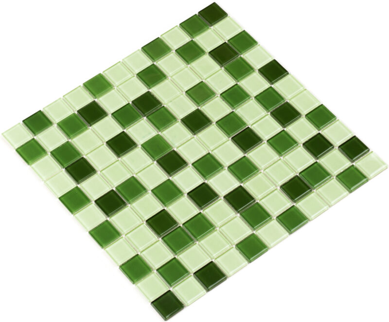 Мозаїка GM 4029 C3 green d/green m/green w  300 х 300 х 4   ( 25 х 25 ) Кераміка Лео , Україна
