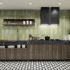 Плитка стінова Cinque Terre Emerald 100x300 Mainzu