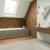 Плитка керамогранітна Bergdust Grey RECT 598x1198x8 Paradyz