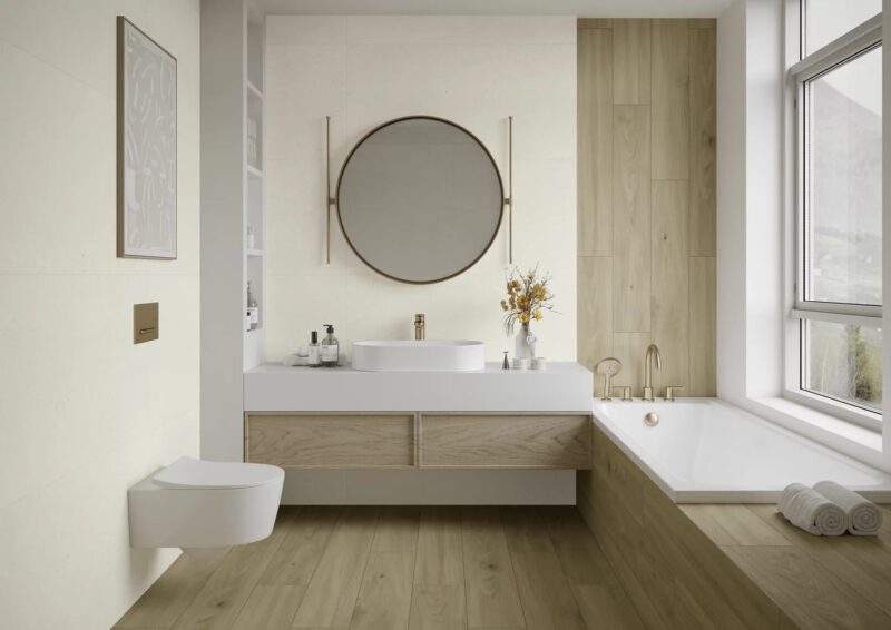 106679962-1abbb Плитка керамогранітна Bergdust White RECT 598x1198x8 Paradyz