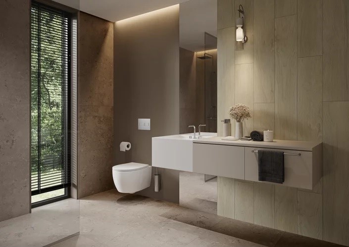 Плитка керамогранітна Freedust Taupe RECT MAT 598x598x8 Paradyz