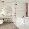 106708464-39e48 Плитка керамогранітна Daybreak Bianco RECT 598x1198x8 Paradyz