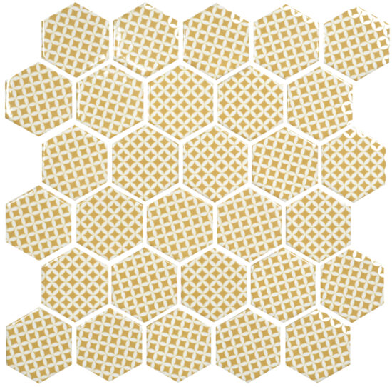 10cd9-hp-6008 Мозаїка HP 6008 Hexagon 295x295x9 Котто Кераміка