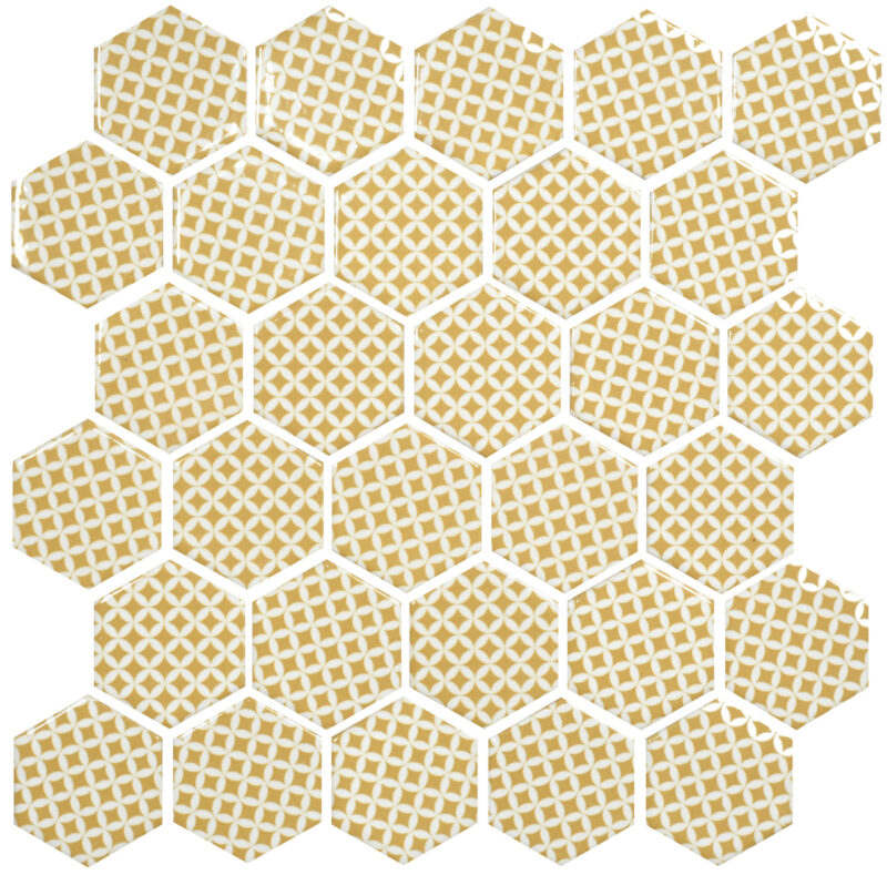 10cd9-hp-6008 Мозаїка HP 6008 Hexagon 295x295x9 Котто Кераміка