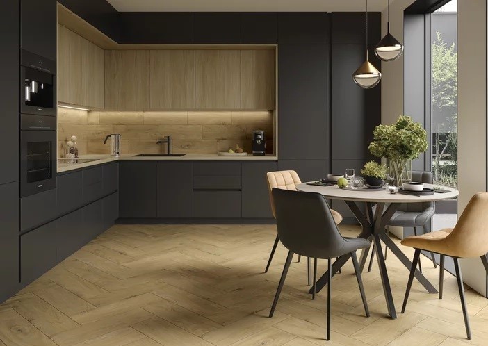 Плитка керамогранітна Decorwood Honey STR 200x600x8 Paradyz