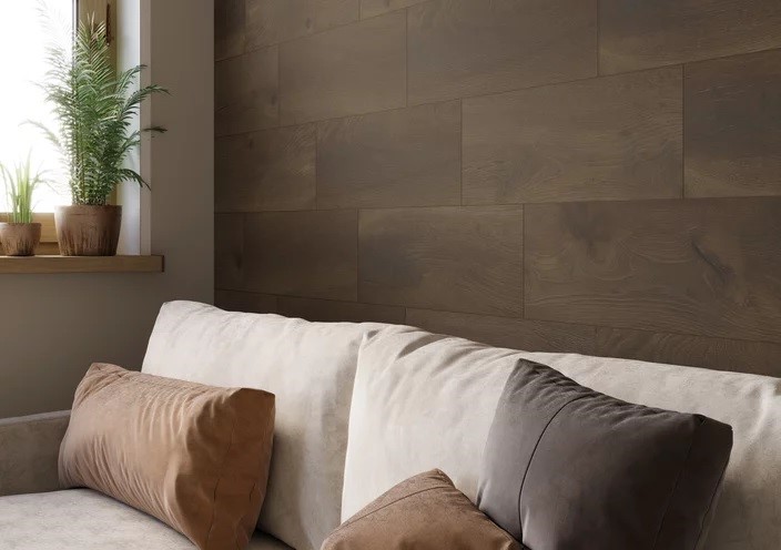 Плитка керамогранітна Flywood Chocolate STR 200x600x8 Paradyz