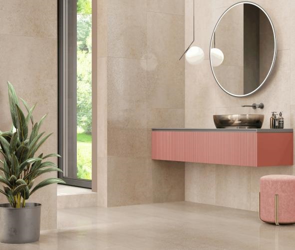 113491491-fa322 Плитка керамогранітна Flax Бежевий LAP 600x1200x8 Intercerama
