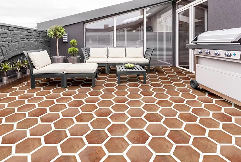 Плитка керамогранітна Sacramento Marron Pino 220x250 Monopole