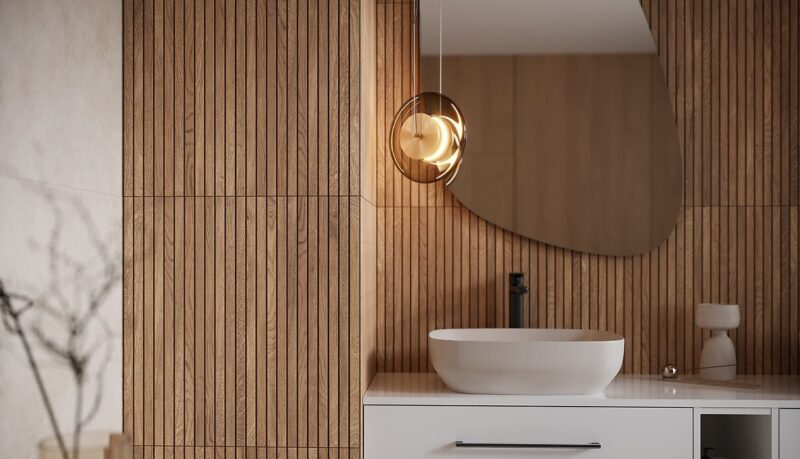 Плитка стінова Boseli Wood Brown RECT STR 298x598 Opoczno