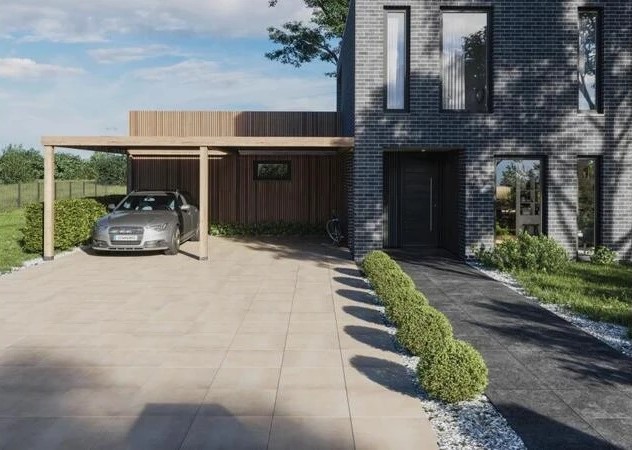 Плитка керамогранітна Pizarra Cream RECT 450x900x20 StarGres