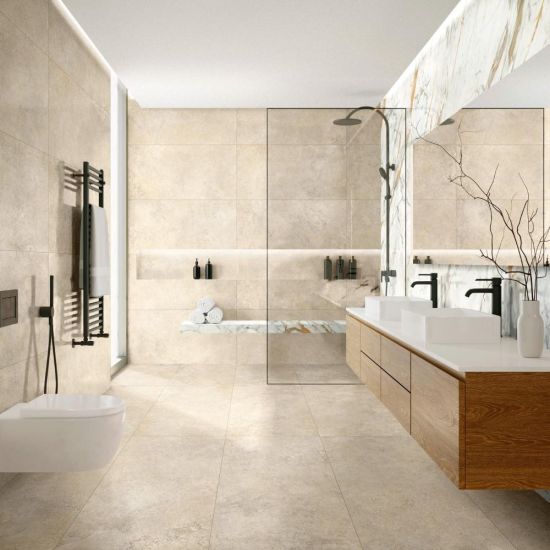 141145652-33aba Плитка керамогранітна RAHL Kalkstone Sand RECT 600x1200 Ragno