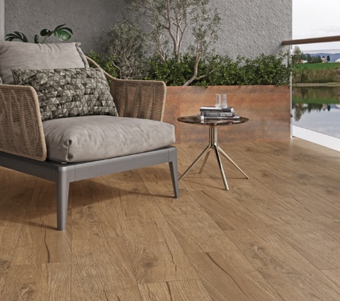 Плитка керамогранітна Honeywood Brown 185x598x7 Cersanit