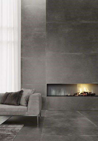 142229123-df993 Плитка керамогранітна Concrete Graphite RECT 597x597x8 Cerrad