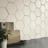 Плитка керамогранітна RGKX Eden Esagona Bianco 182x210 Ragno