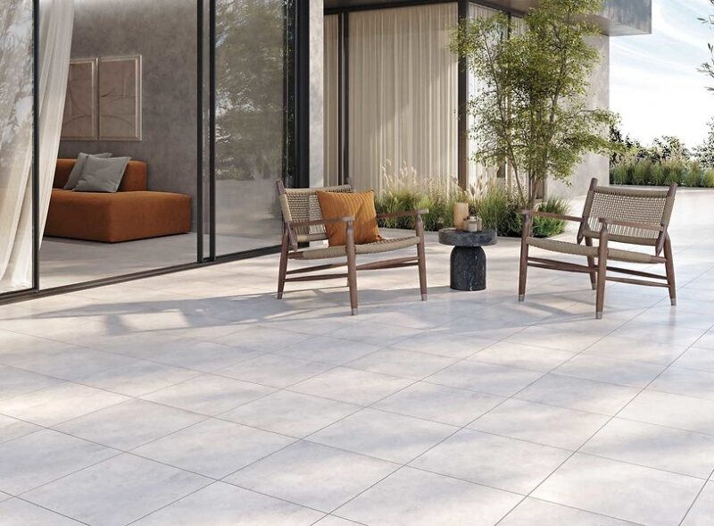 Плитка керамогранітна Lagos Light Grey MAT 420x420x7 Cersanit