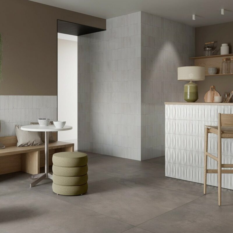 Плитка стінова R8HM Gleeze Bianco 50x150x10 Ragno
