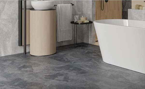 144935508-a1869 Плитка керамогранітна Locarno Graphite RECT MAT 598x598x8 Cersanit