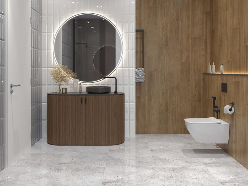 Плитка керамогранітна 5F2580 Corso Сірий RECT 600x600x8 Golden Tile
