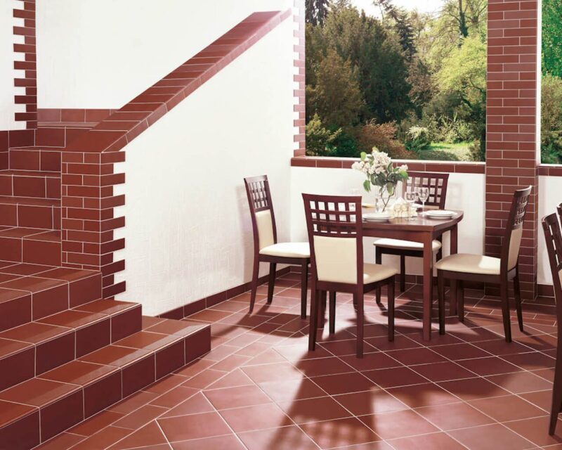 14a9e-aranzacja-klasycznego-tarasu-i-schodow-natural-rosa-ceramika-paradyz Плитка підлогова Natural Rosa 300x300x11 Paradyz