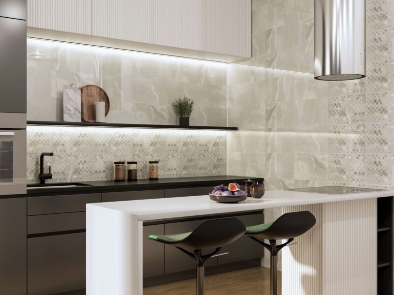 156620632-b3d3a Плитка стінова OY2151 Onyx Story Сірий Mosaic 250x400 Golden Tile