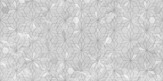 Плитка стінова GL2151 Gloria Сірий Flowers Сатин 300x600 Golden Tile