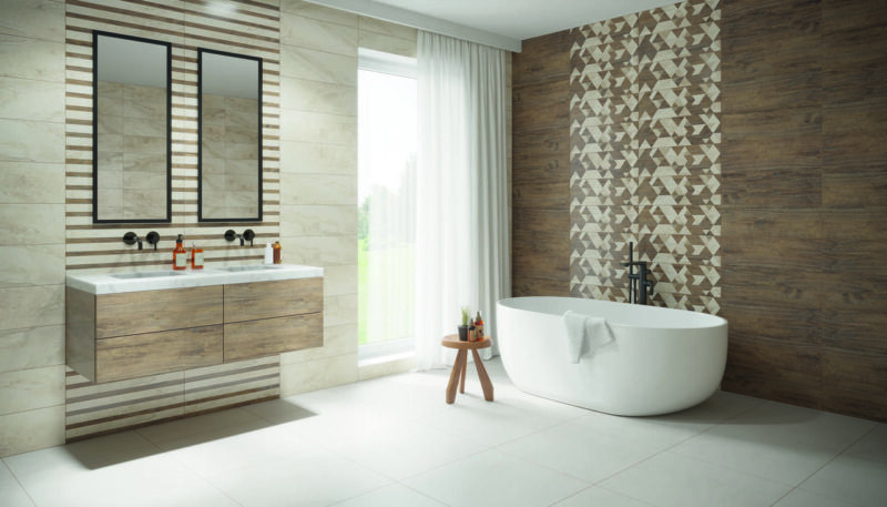 Плитка стінова Adore Beige RECT 250x750 Ceramika Color