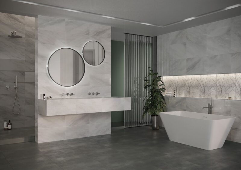 Плитка стінова CKR10-1 Colorado White RECT 300x600 Konskie