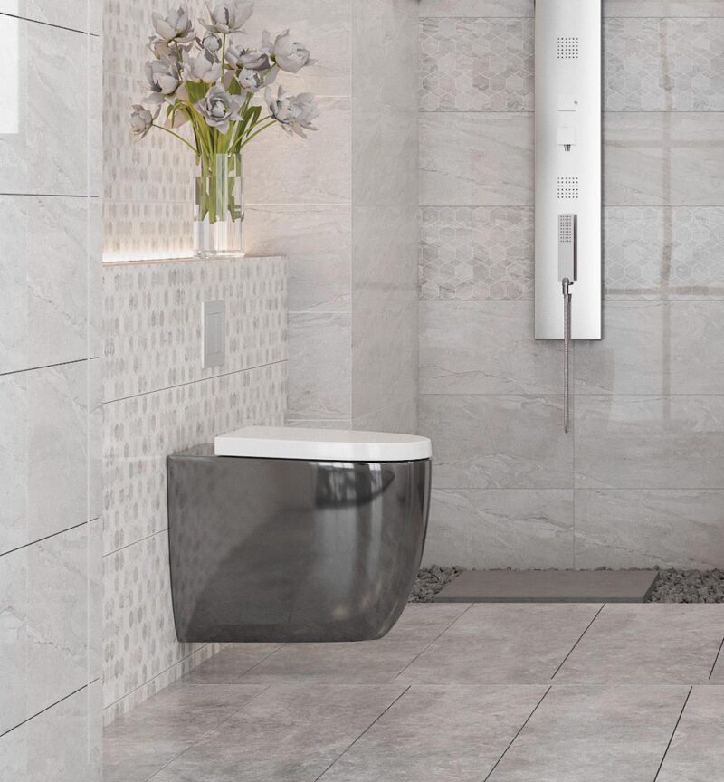 163052328-b27dc Плитка керамогранітна 8М2520 Marmo Milano Сірий RECT 600x600 Golden Tile