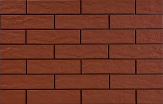 166041-ef966 Плитка фасадна Rot Rustiko 6,5x24,5x0,65 код 9522 Cerrad