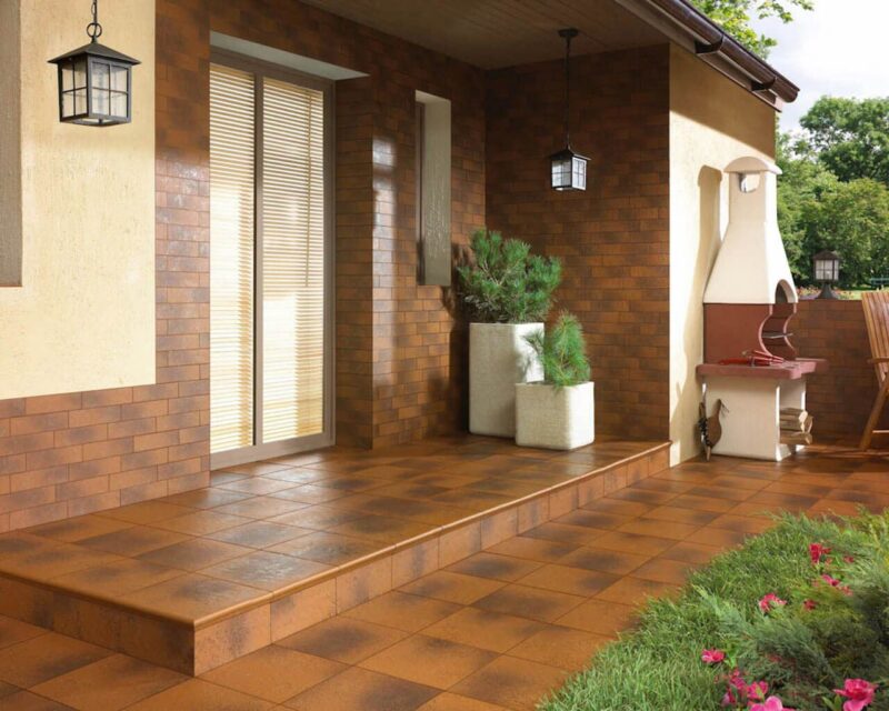 166321-1e4a2 Сходинка пряма Semir Brown 30x30 код 0120 Ceramika Paradyz