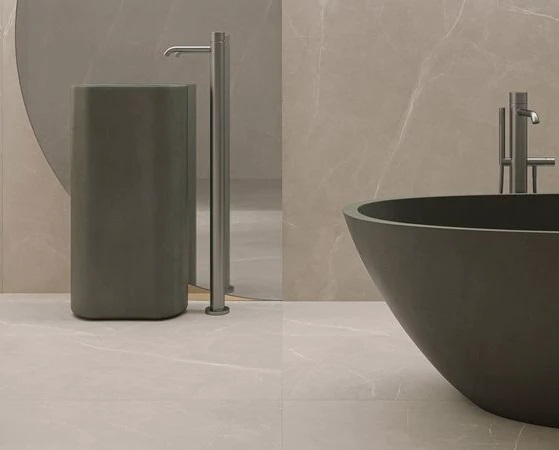 Плитка керамогранітна Ritual Taupe SZKL RECT MAT 898x898 Paradyz