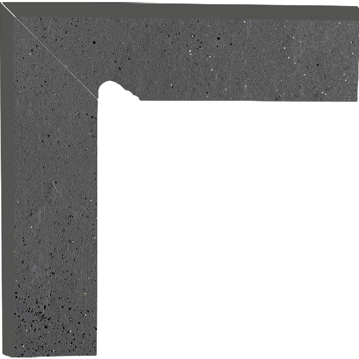 170465-09543 Цоколь Semir Grafit Лівий 2 ел 8,1x30 код 5441 Ceramika Paradyz